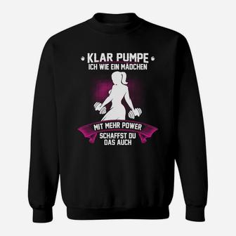 Krafttraining Motivations Sweatshirt Klar Pumpe, Fitness Sweatshirt - Seseable