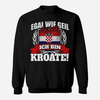 Kroat Kroatien Kroatin Kroatisch Gesschenk 1 Sweatshirt - Seseable