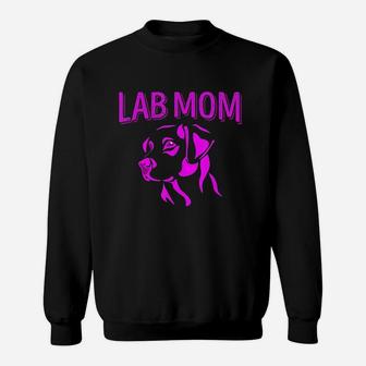 Lab Mom Labrador Retriever Gift Idea Labrador Sweat Shirt - Seseable