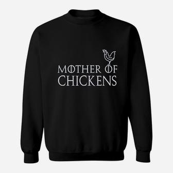 Ladies Mother Of Chickens Sweat Shirt - Seseable