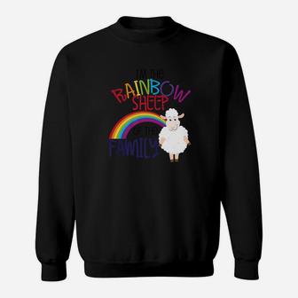 Lgbtq Pride Rainbow Sheep Of Family Gay Allies Gift Sweat Shirt - Seseable