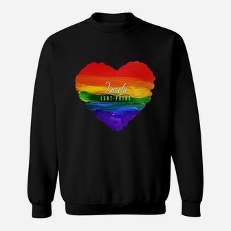 Lincoln Lgbt Pride Watercolor Sweat Shirt - Seseable