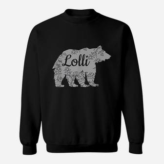 Lolli Bear For Grandmother Announcement Sweat Shirt - Seseable