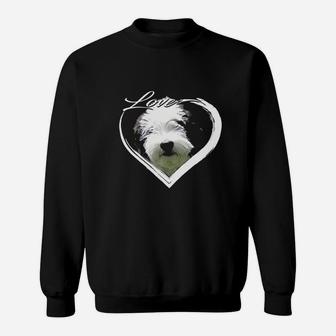 Love Sheepadoodle Old English Sheepdog Poodle Lover Gift Sweat Shirt - Seseable