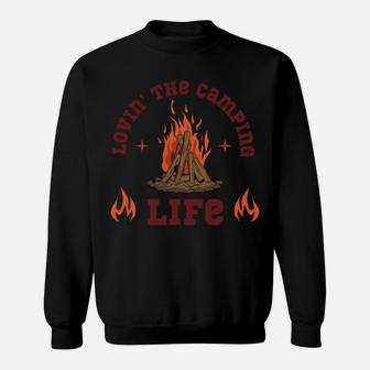Lovin the Camping Life Special Gift For Campers Sweatshirt - Seseable