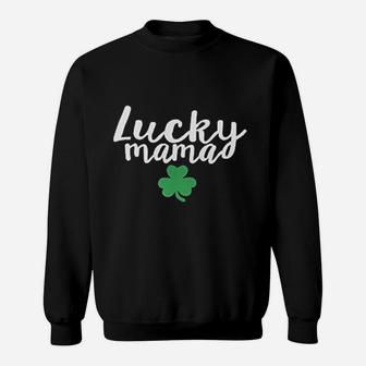 Lucky Mama St Patrick Day Mommy And Me Sweat Shirt - Seseable