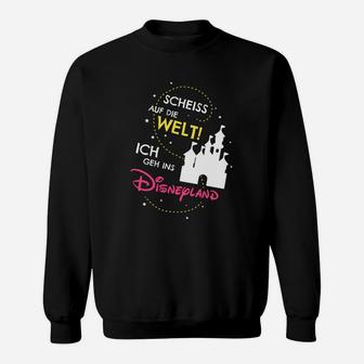 Lustiges Disneyland Motto Sweatshirt – Abenteuer im Freizeitpark - Seseable