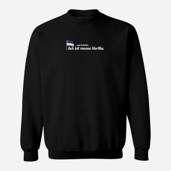 Lustiges Herren Sweatshirt mit Auto-Motiv, Schwarzes Spruch-Sweatshirt - Seseable