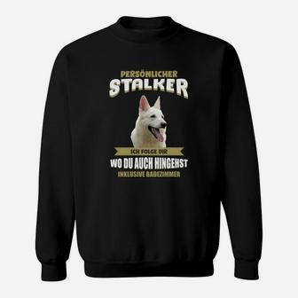 Lustiges Katzen Sweatshirt Persönlicher Stalker für Katzenfans - Seseable