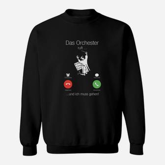 Lustiges Orchester Sweatshirt Notfall Telefon für Musiker - Seseable