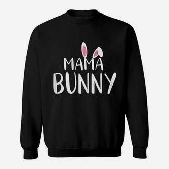 Mama Bunny Easter Mom Matching Couple Sweat Shirt - Seseable