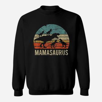 Mama Dinosaur Mamasaurus Sweat Shirt - Seseable