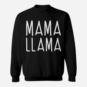 Mama Llama Best Mom Momlife For Womens Sweat Shirt - Seseable