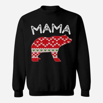Mama Matching Family Christmas Bear Pajama Sweat Shirt - Seseable