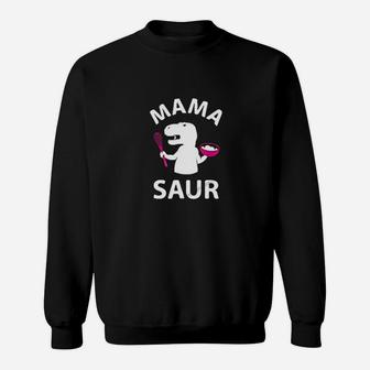Mama Saur Trex Mom And Baby Saur Matching Outfit Mommy And Me Matching Sweat Shirt - Seseable