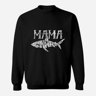 Mama Shark Family Matching Moms Women Jawsome Gift Sweat Shirt - Seseable