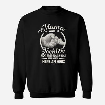 Mama und Tochter Herz an Herz Sweatshirt, Stilvolle Mutter-Tochter Mode - Seseable