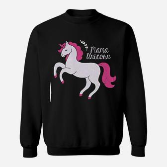 Mama Unicorn birthday Sweat Shirt - Seseable