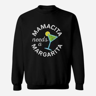 Mamacita Needs A Margarita Cinco De Mayo Gift Sweat Shirt - Seseable