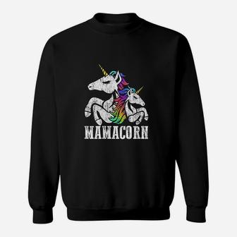 Mamacorn Unicorn birthday Sweat Shirt - Seseable