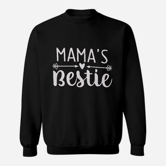 Mamas Bestie Mamas Boy birthday Sweat Shirt - Seseable