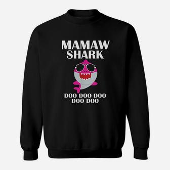 Mamaw Shark Doo Doo Sweat Shirt - Seseable