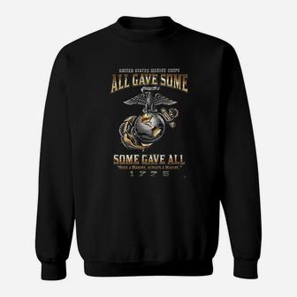 Marine Corps All Gave Some Sweat Shirt - Seseable