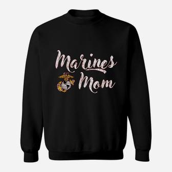 Marines Mom Mothers Day Veteran Best Gift Ideas Sweat Shirt - Seseable