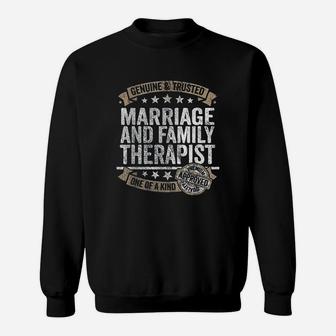 Marriage And Family Therapist Gift Profession Job Sweat Shirt - Seseable