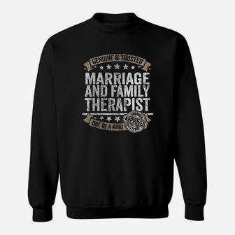 Marriage And Family Therapist Profession Job Sweat Shirt - Seseable