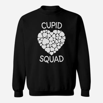 Matching Cupid Squad Valentines Day Family And Couples Sweat Shirt - Seseable