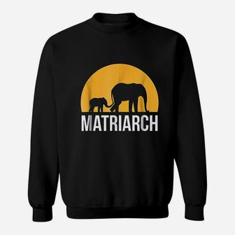 Matriarch Elephant Mom Cute Mothers Day Gifts Sweat Shirt - Seseable