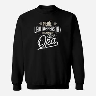 Mein Lieblingsmenschen Nennen Mich Opa Sweatshirt - Seseable