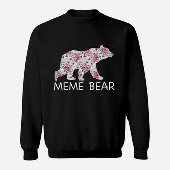 Meme Bear Mothers Day Mama Mom Mommy Grandma Sweat Shirt - Seseable