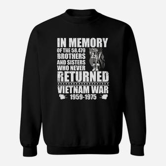 Memorial Day - Never Returned Vietnam War Sweatshirt - Seseable