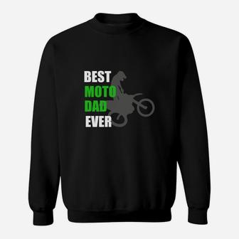 Mens Best Moto Dad Ever Shirt - Vintage Motocross Shirts Sweat Shirt - Seseable