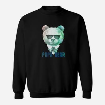 Mens Cool Papa Bear, best christmas gifts for dad Sweat Shirt - Seseable