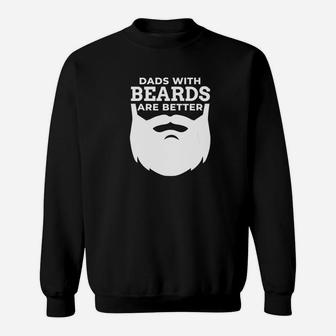 Mens Funny Beard Dad Gift For Bearded Dad Father Sweat Shirt - Seseable