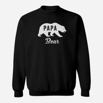 Mens Papa Bear Best Fathers Day Gifts For Father Grandpa Sweat Shirt - Seseable