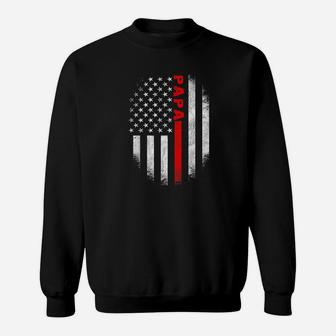 Mens Proud Papa Flag Fathers Day 2019 Gifts Premium Sweat Shirt - Seseable