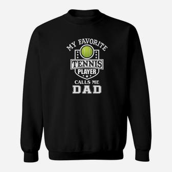 Mens Tennis Dad Shirt Fathers Day Gift Premium Sweat Shirt - Seseable