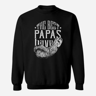 Mens The Best Papas Have Beards Funny Beard Gift For Dads Sweat Shirt - Seseable