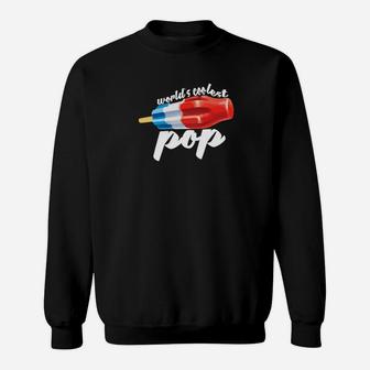 Mens Worlds Coolest Pop Fathers Day Sweat Shirt - Seseable