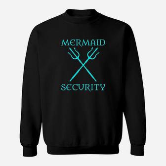 Mermaid Security Halloween Costume Sweat Shirt - Seseable