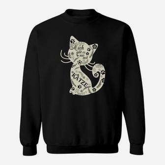 Mich Gibt Es Nur Mit Katze Sweatshirt - Seseable
