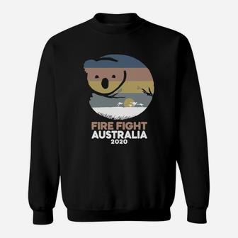 Michael Bubl Vintage Koala Fire Fight Australia 2020 Shirt Sweat Shirt - Seseable