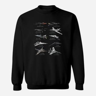 Military Fastest Jet Fighters Aircraft Plane Of The World Sweat Shirt - Seseable