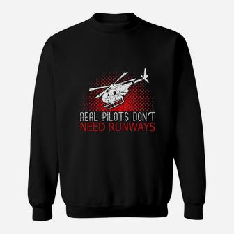Military Helicopter Vintage Pilot Aircraft Gift Sweat Shirt - Seseable