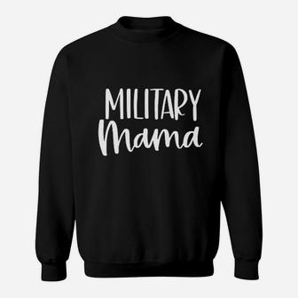 Military Mama Army Navy Air Force Marines Sweat Shirt - Seseable