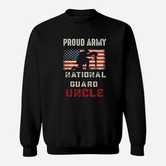 Military National Guard Usa Proud Army National Guard Uncle Sweat Shirt - Seseable